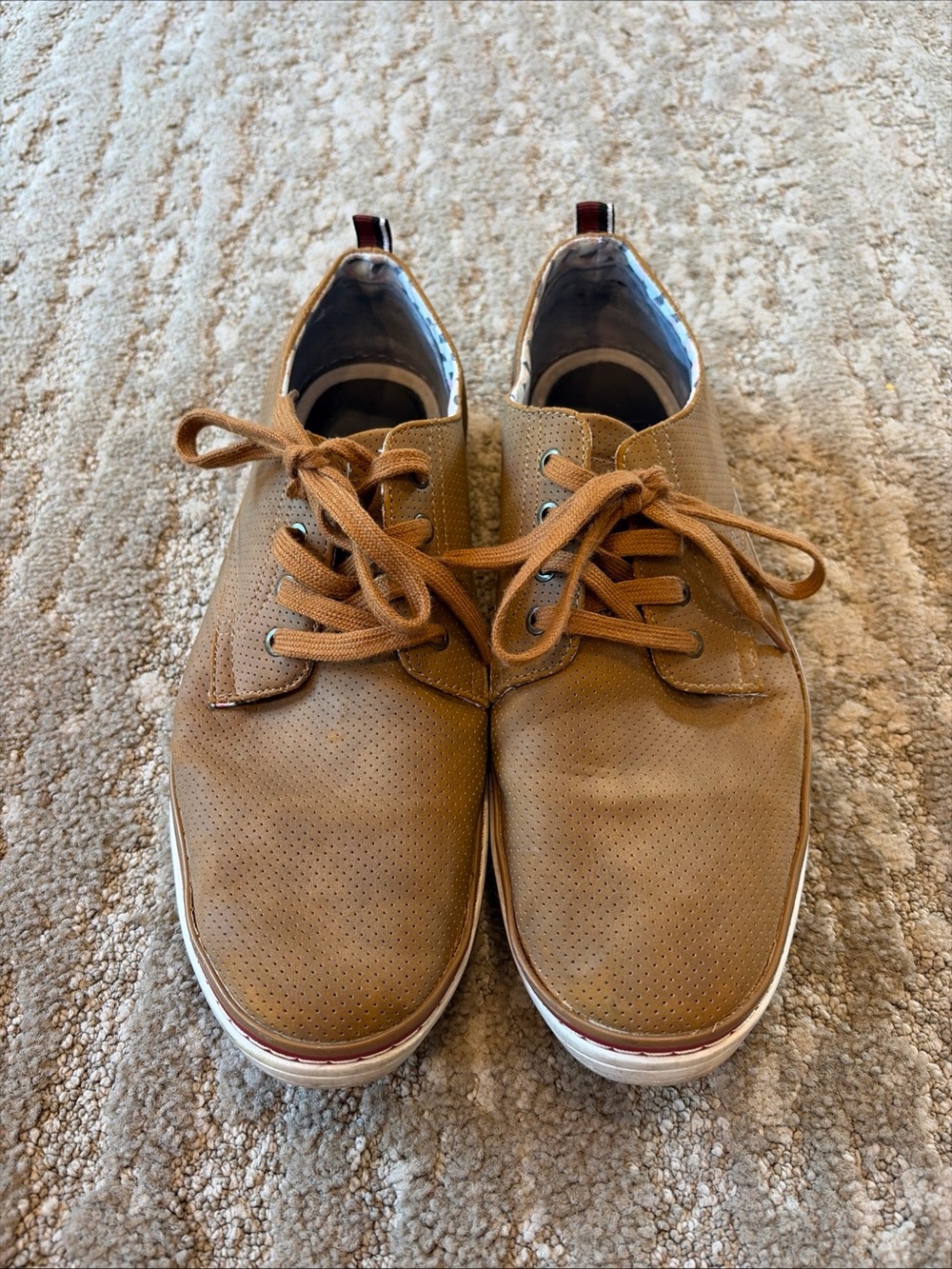 Ben Sherman Brahma Derby 12M Tan Casual Shoes